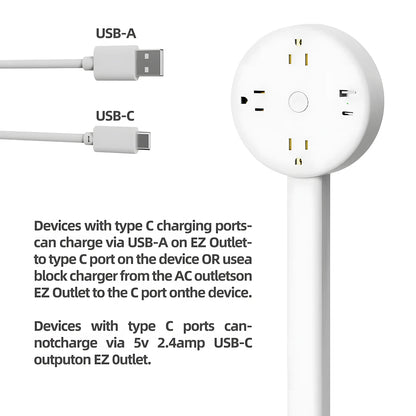 Space-Saving Power Outlet Extender