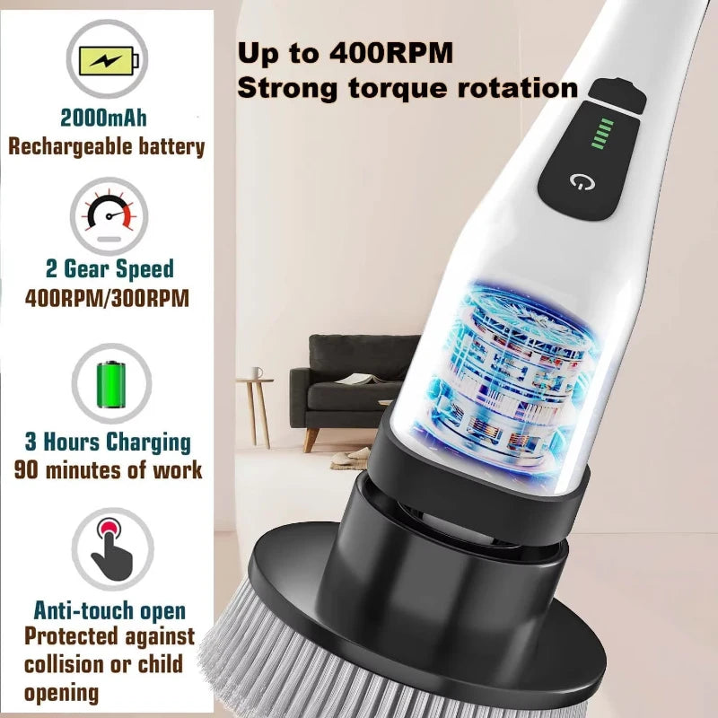 Cordless Spin Scrubber Pro